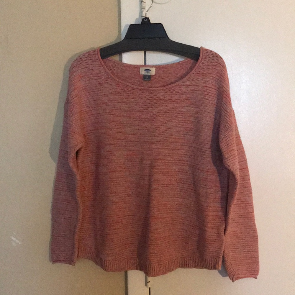 Old Navy washed pink sweater